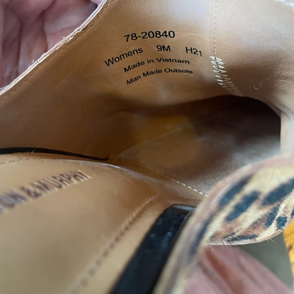 Johnston & Murphy Trista Mule Leopard Print Calf Hair - Picture 8 of 8